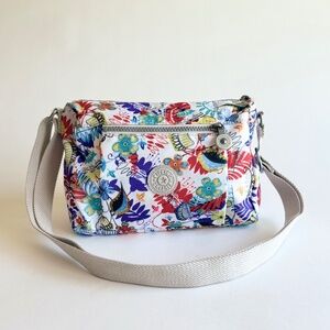Kipling Multicolored Nylon Crossbody Shoulder Bag